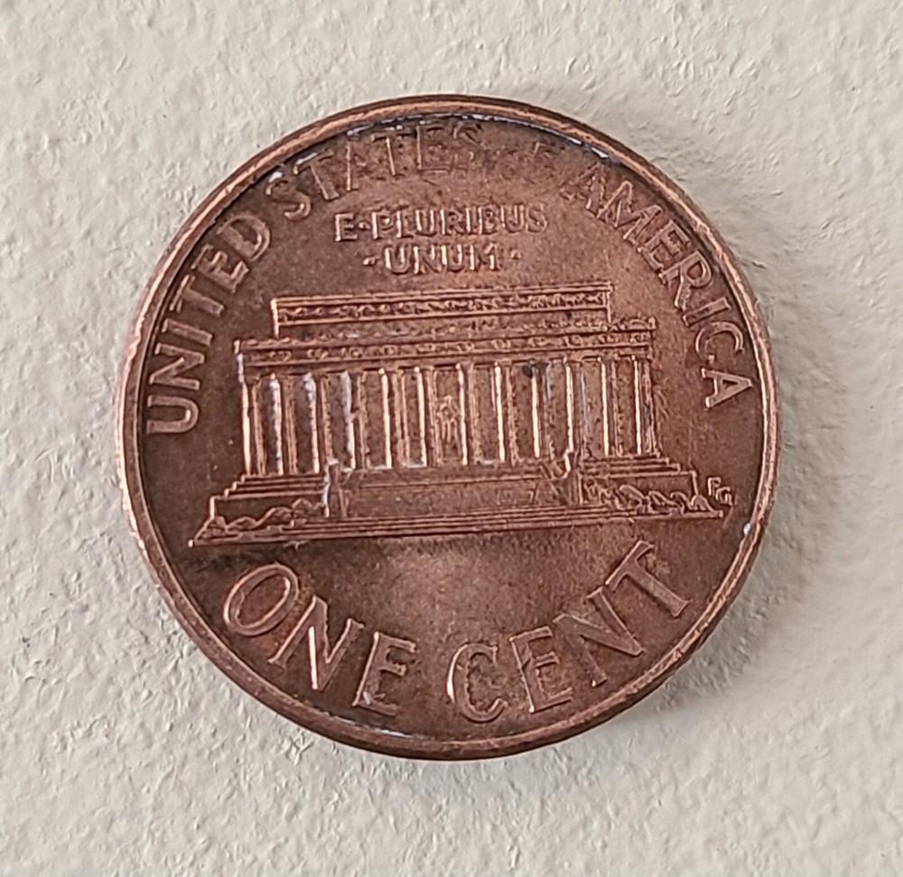 1999 Penny, No Mint mark, Error, Close "S-OF"
