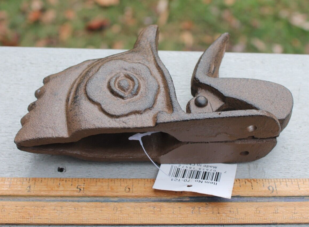 New Cast Iron Rooster Head Door Knocker Great Rustic Décor