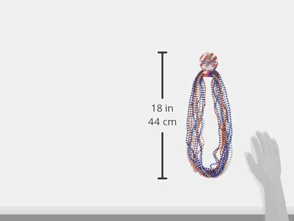 Red, White, & Blue Metallic Necklaces