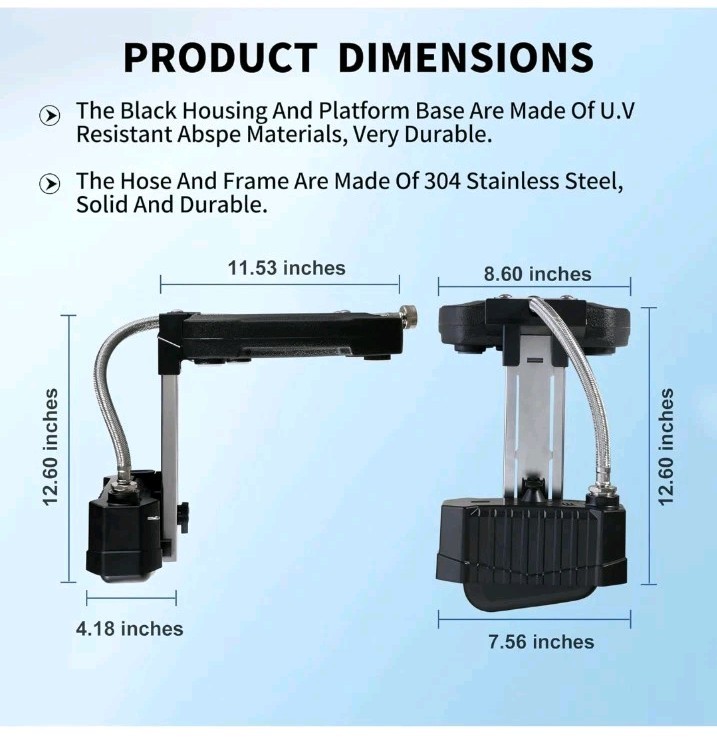 2025 Upgrade Automatic Pool Filler Pool Water Leveler Auto Fill Pool Auto Fil...