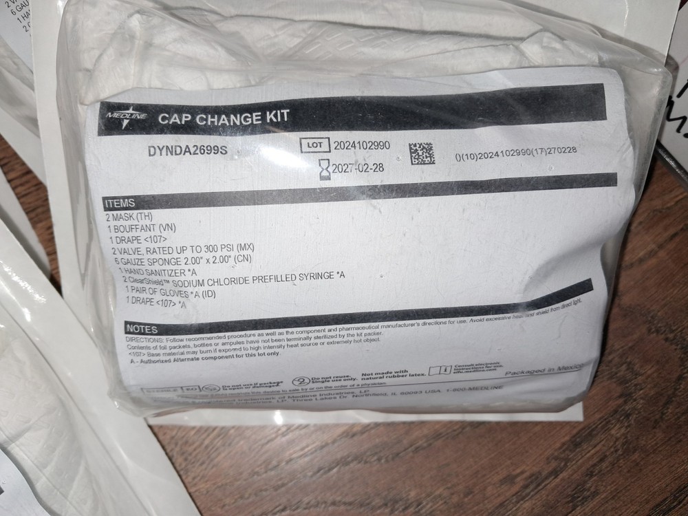 Medline Cap Changing Kit