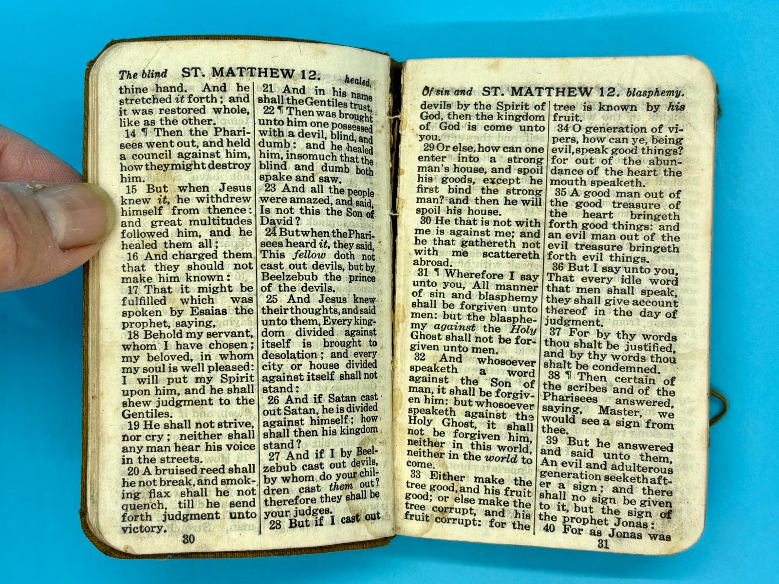 1917 New Testament Pocket Bible Army and Navy Edition