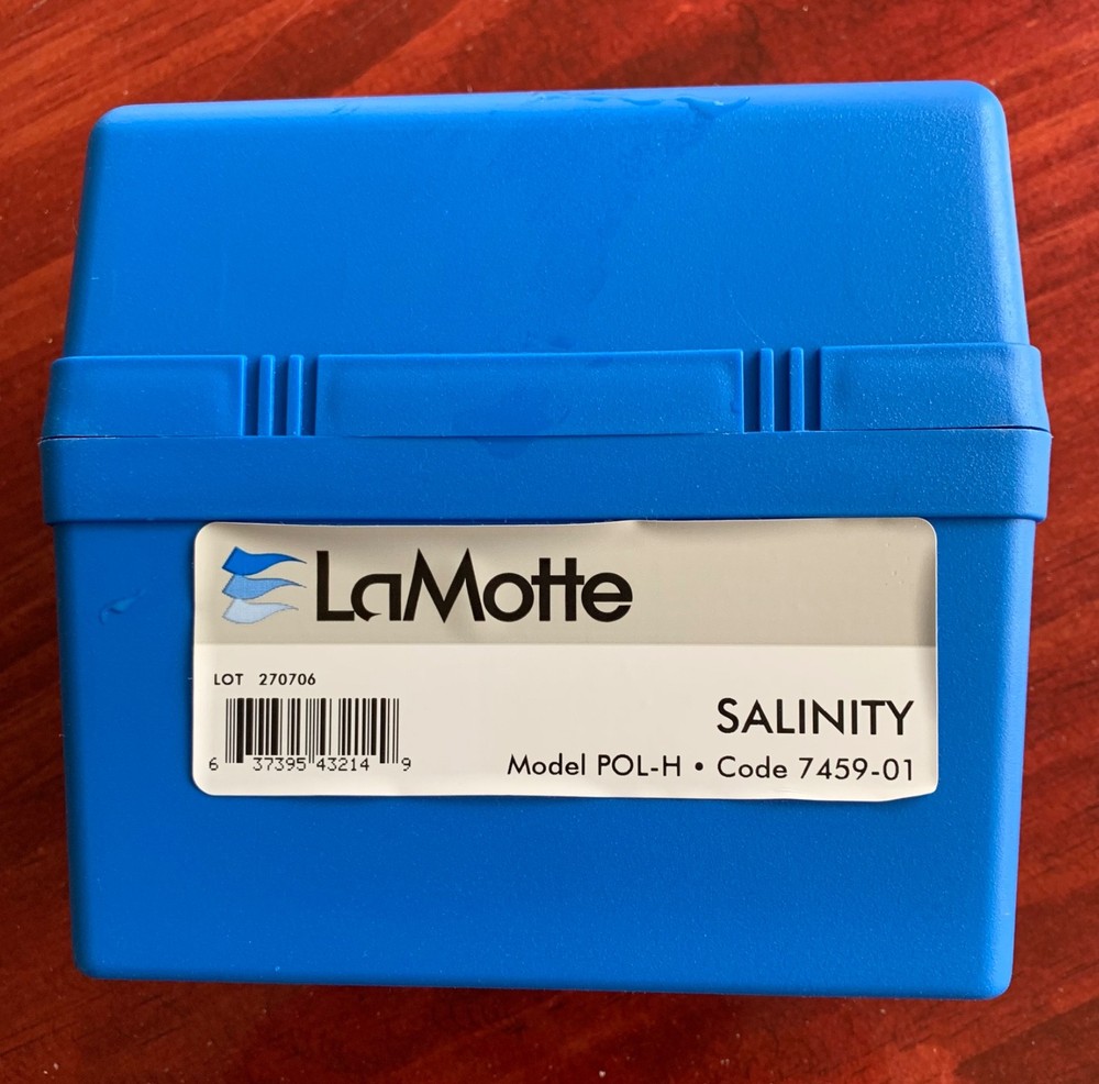 LaMotte Salinity Test Kit Model POL-H Code 7459-01. New - Never Used