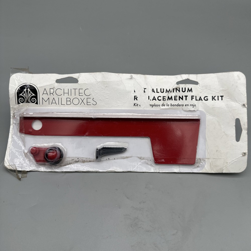 Replacement Aluminium Mailbox Flag Kit Red