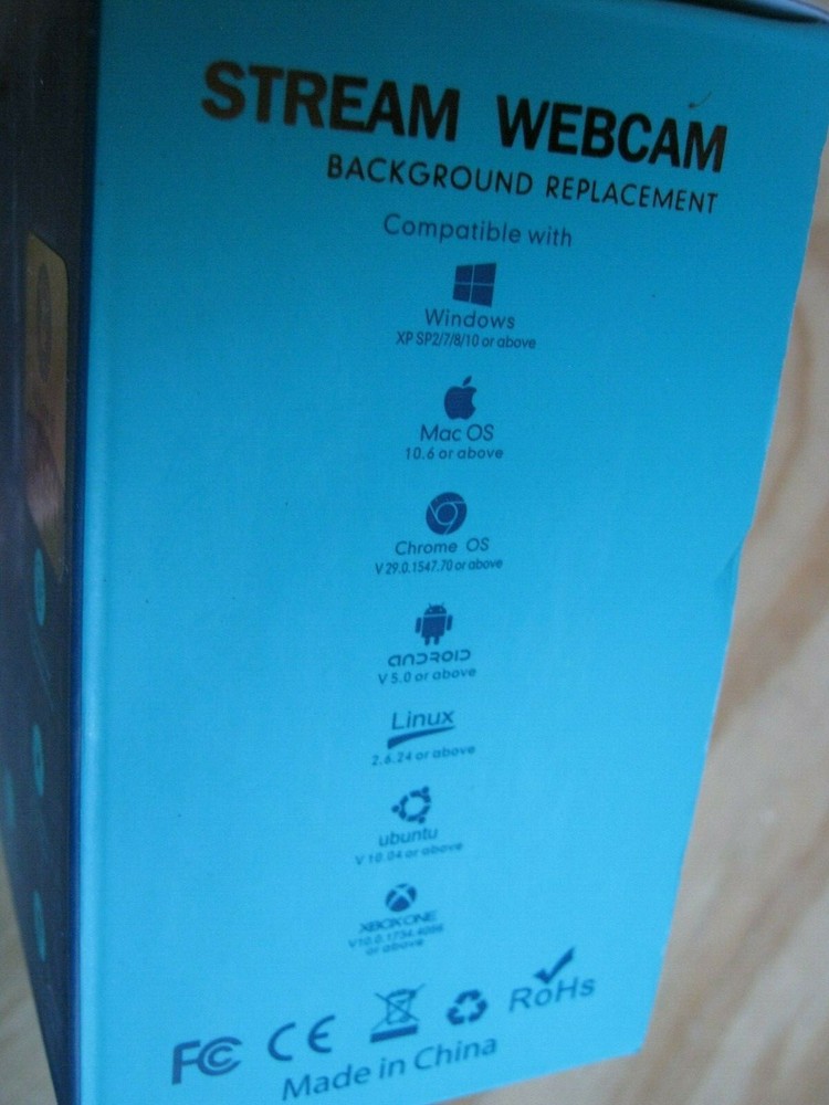 VITADE HD960 Stream Webcam Background Replacement Auto Focus H.264 Encoding