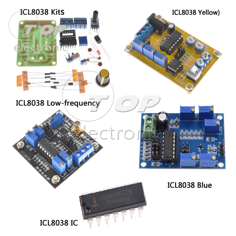 ICL8038 DC DDS Signal Generator Module/IC/DIY kit Sine Square Triangle Wave