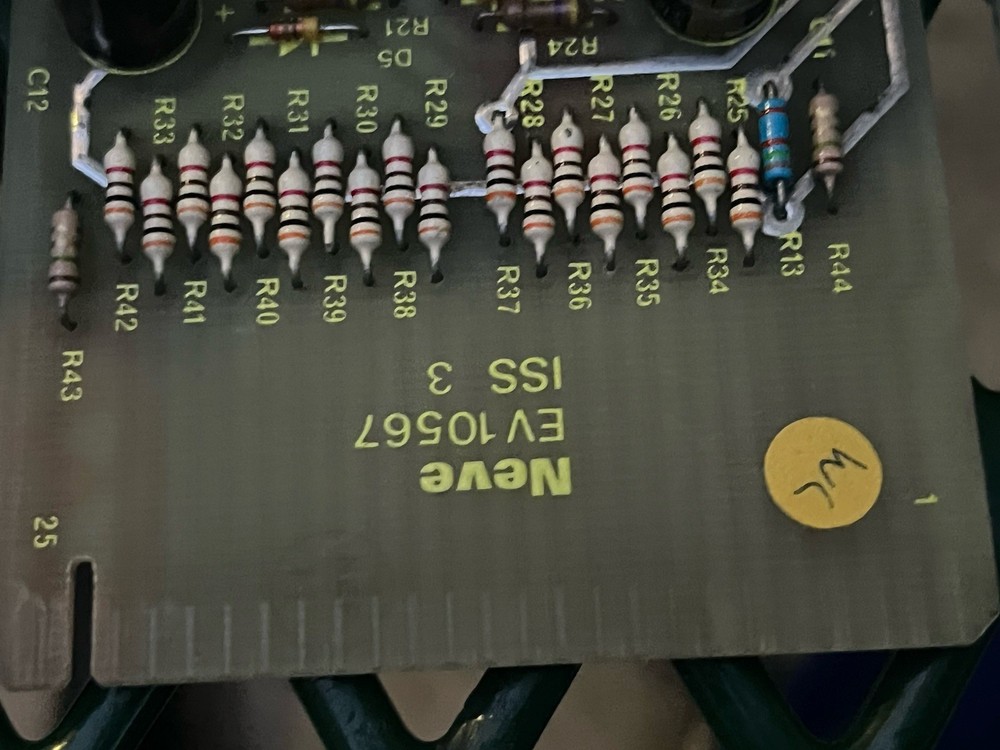 NEVE ev the ev 10567  is 2 & iss3 AMPLIFIER modules