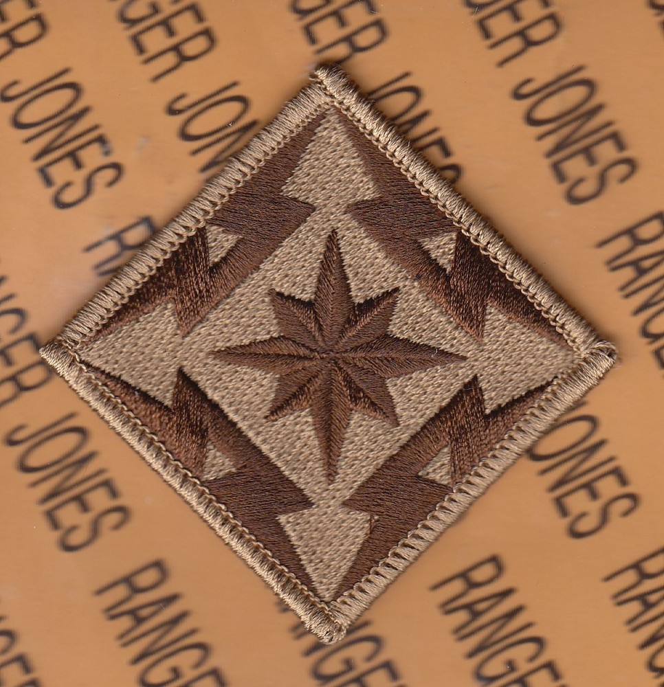 US Army Broadcasting Service ABS Desert DCU uniform 3" patch