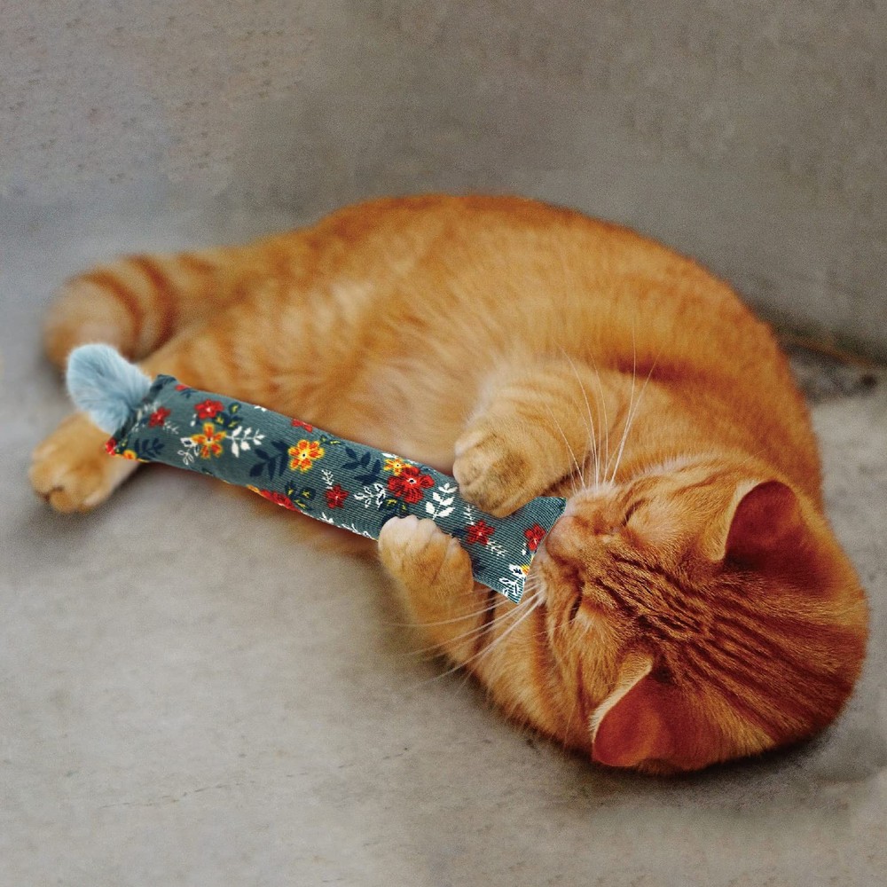 Jumpaws 2 Pack Natural Interactive Catnip & Silvervine Cat Kicker with...