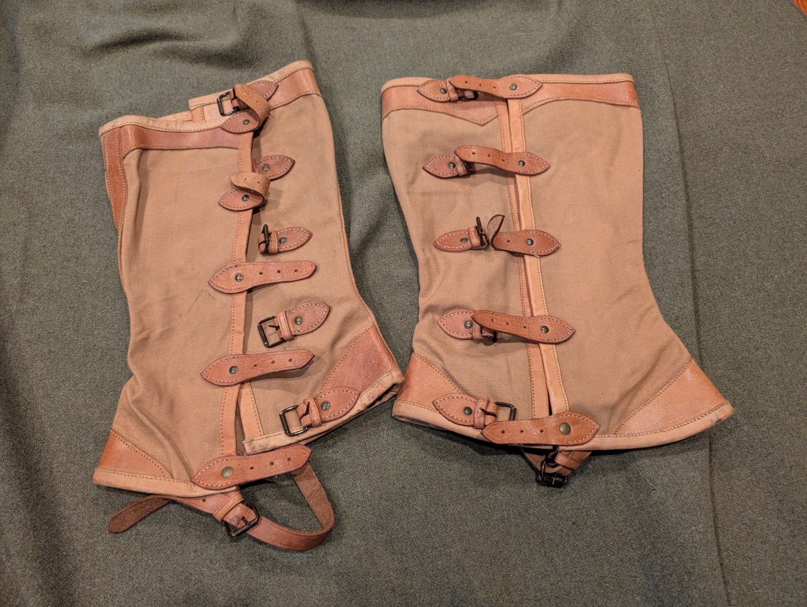 REPRO WW! Leather and Canvas Officers or Gentlemans Private Purchase Leggings