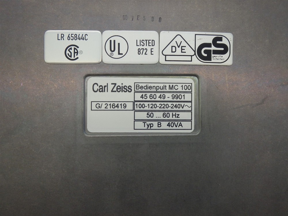 Carl Zeiss Bedienpult MC 100 Microscope Camera Controller Unit