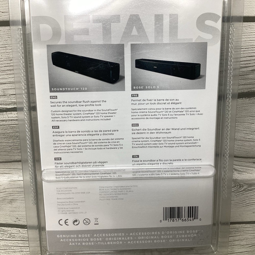 Bose WB-120 Wall-mount Kit Speaker Bracket