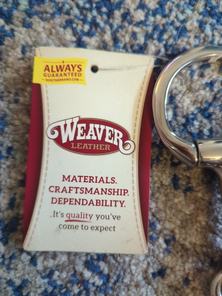 Weaver Leather O-Ring Snaffle Bit 3 1/2 In. Snaffle 1 1/2 Rings