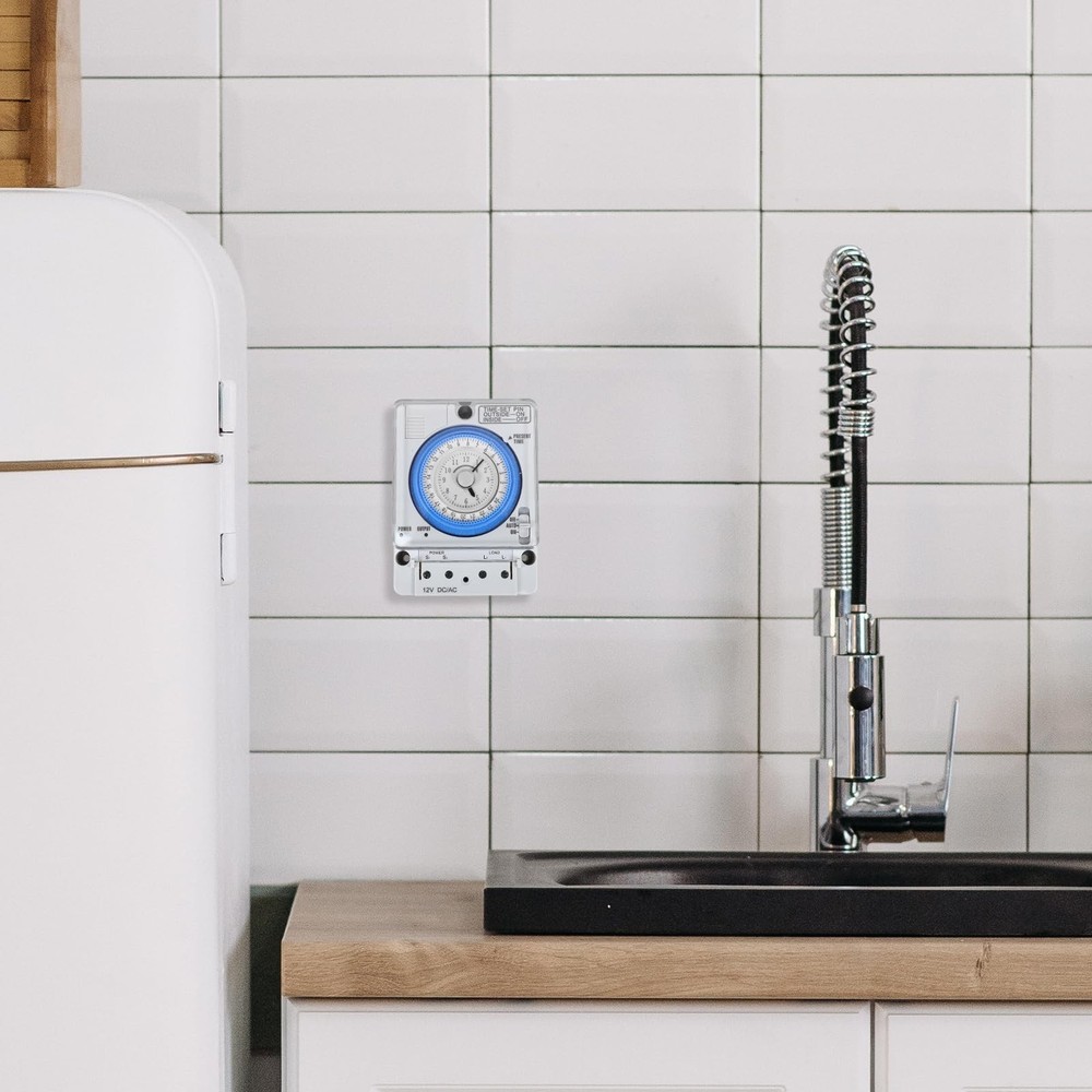 TEHAUX Precise Mechanical Timer, Adjustable Mechanical Time Control Switch, 1...