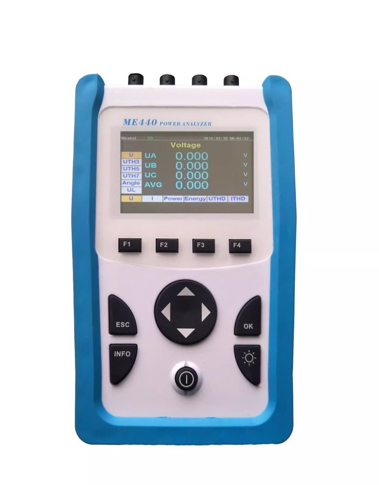 ME440 Three-phase Rogowski Power Analyzer Handheld Data Loggoer Electrical Meter