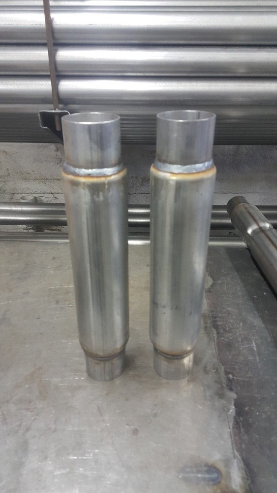 11" Chambered Muffler 2.5" High Performance 1 pair