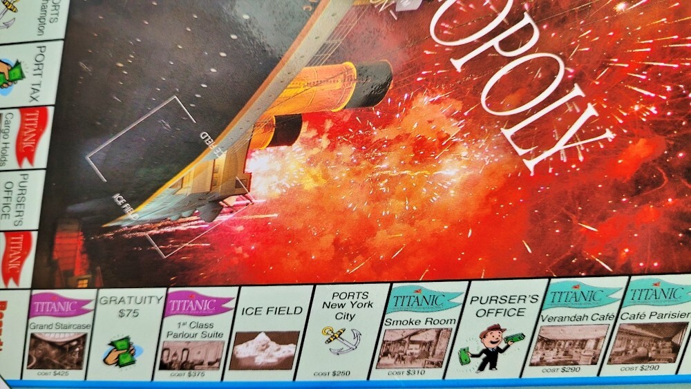 Titanic-opoly Monopoly Board Game