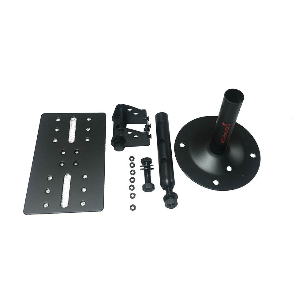 Pair Universal Wall Mount Speaker Ceiling Angle Tilt Rotation Adjustment Stands