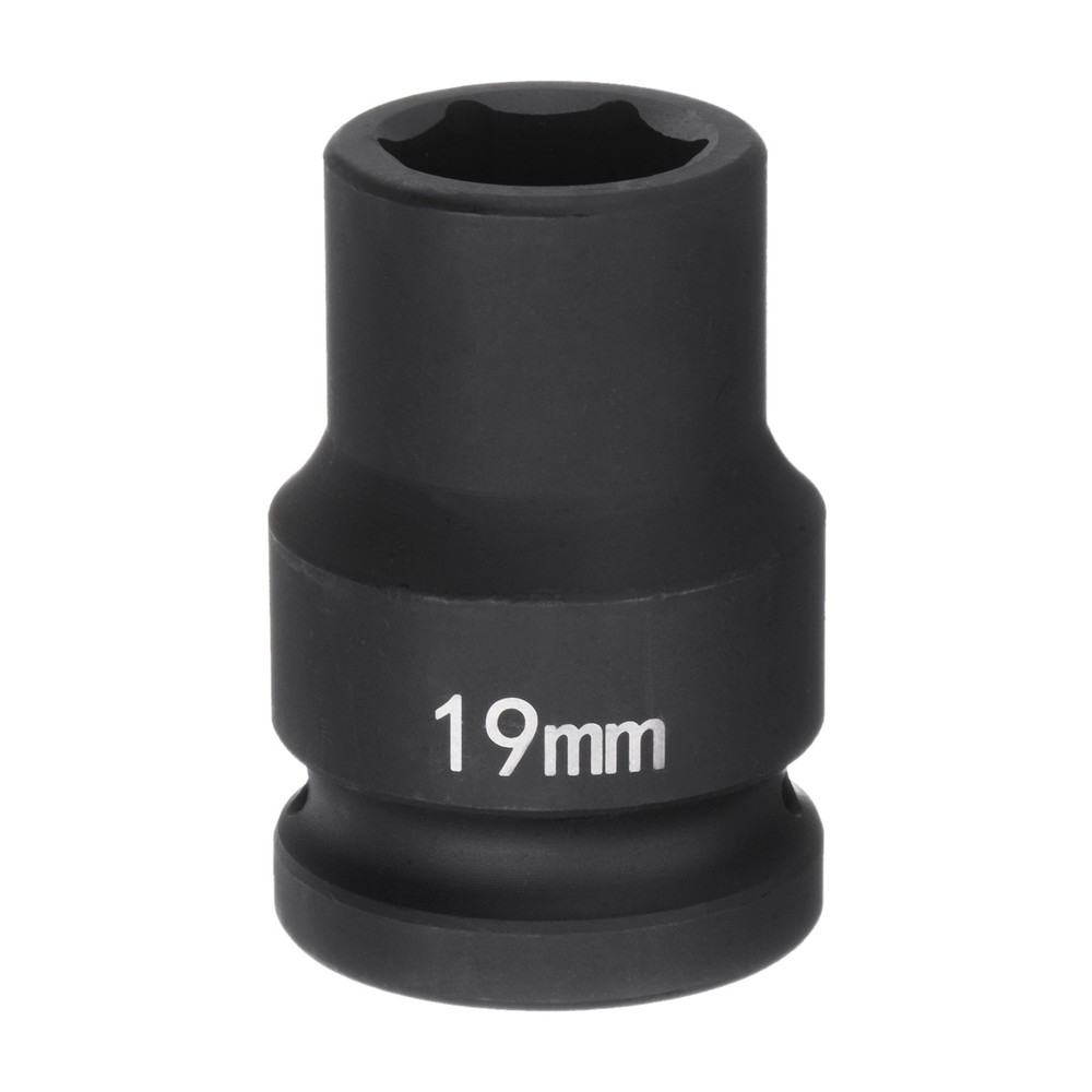 6-Point Impact Socket 3/4" Drive 19mm Metric 40Cr Impact Socket