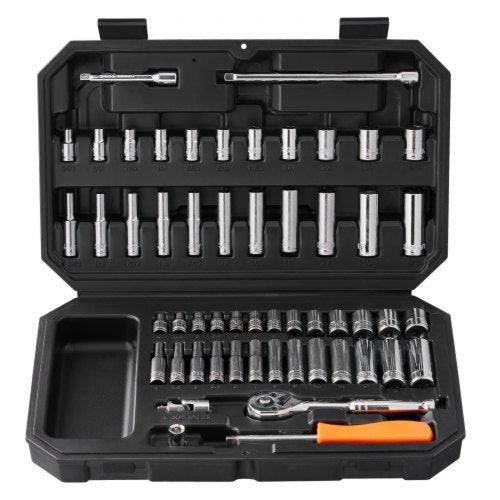 Socket Set 14 Inch Drive Socket and Ratchet Set 6Point Socket Opening