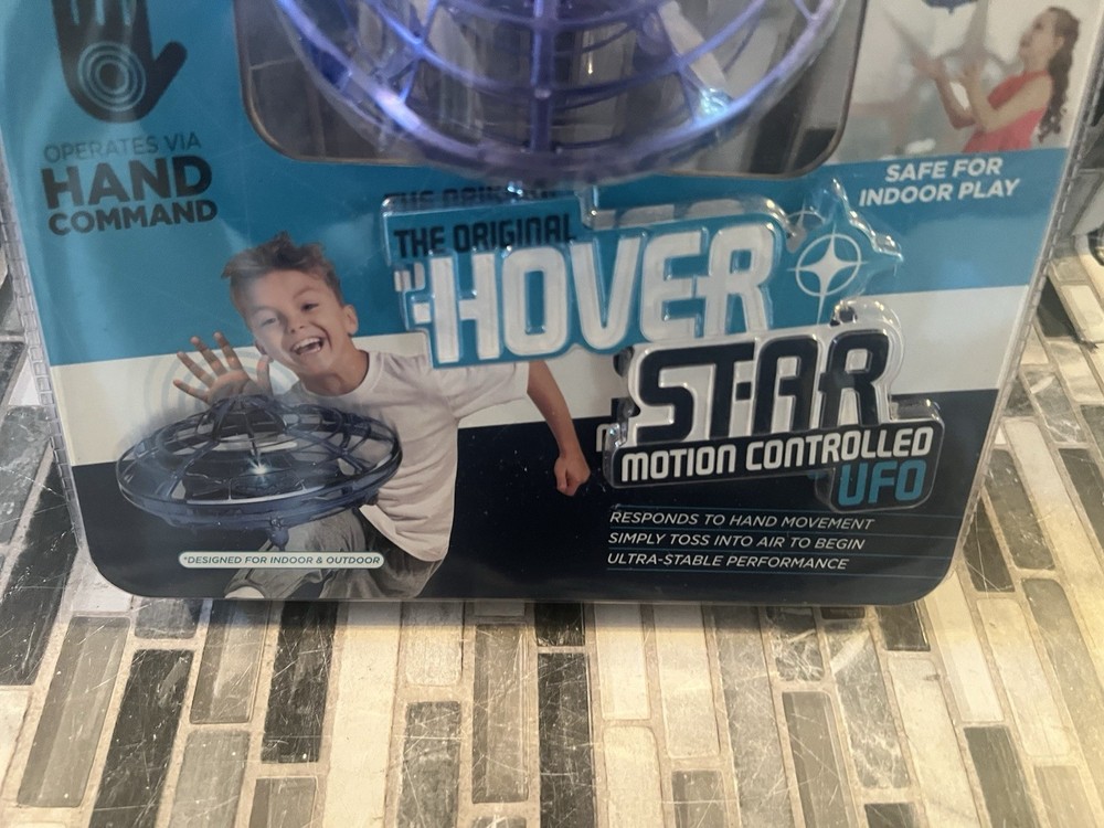 Hover Star Motion Controlled UFO No Remote Needed Operates Via Hand Command New