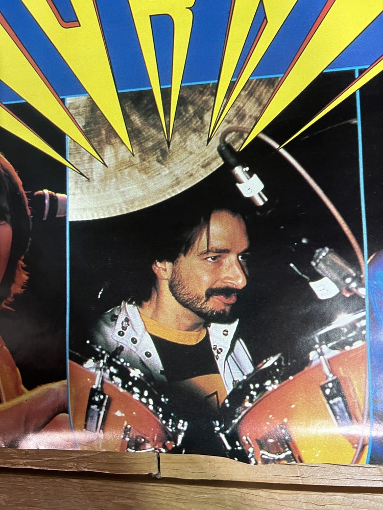 VTG 1980s Journey Rock Band Poster 22" x 16 1/2"