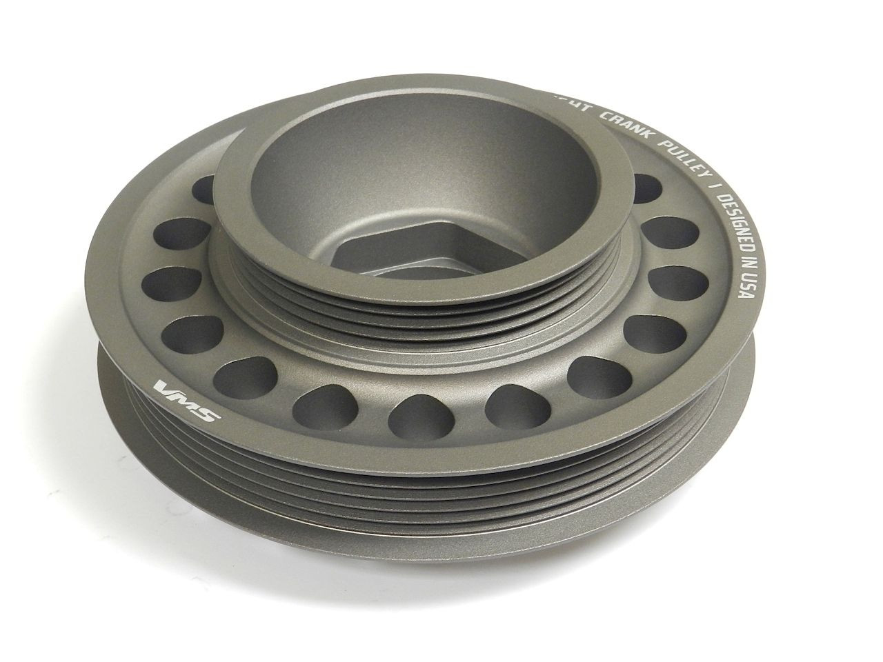 VMS Light Weight Aluminum Crank Crankshaft Pulley 93-01 Honda Prelude H22 VTEC