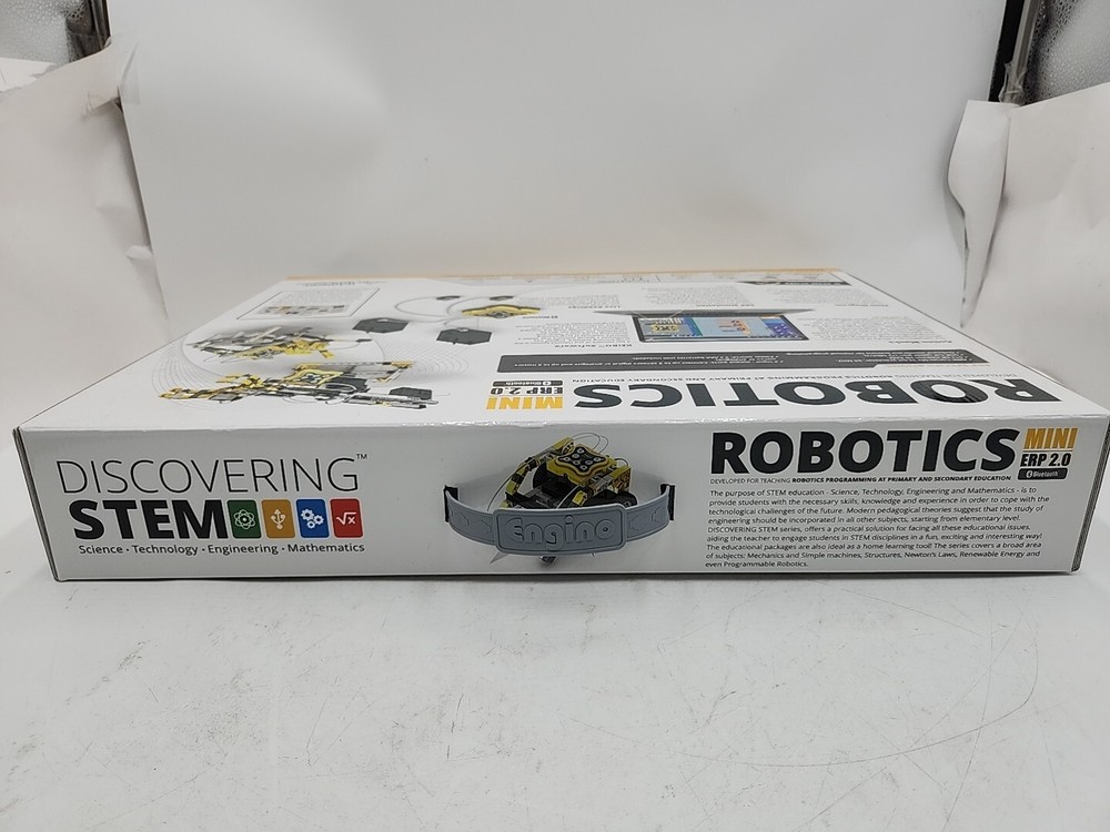 NEW Engino STEM Build and Program Your Own Robot with Bluetooth, Mini ERP