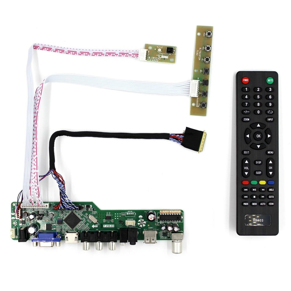 TV PC HDM I CVBS RF USB AUDIO LCD Controller Board For LVDS interface LCD Screen