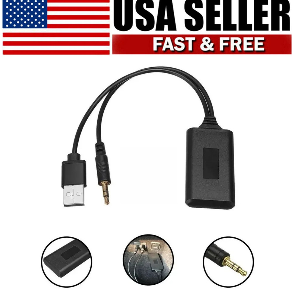 Wireless Bluetooth AUX Audio Car Interior Accessories Universal Receiver Adapter