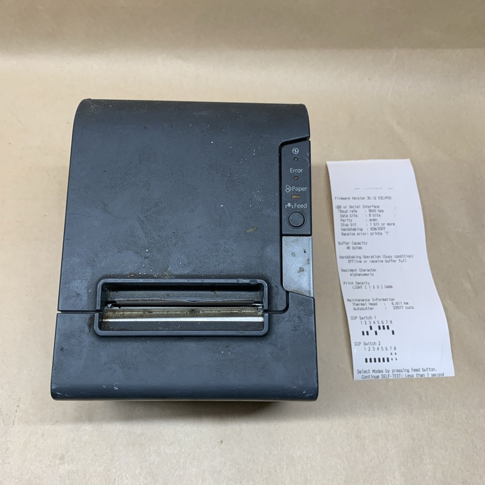 Epson TM-T88V M244A Thermal Receipt Printer Micros - TESTED