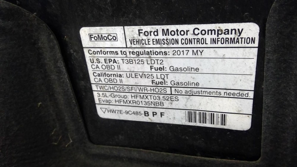 Steering Column Push Button Start Fits 16-18 EDGE 1027755