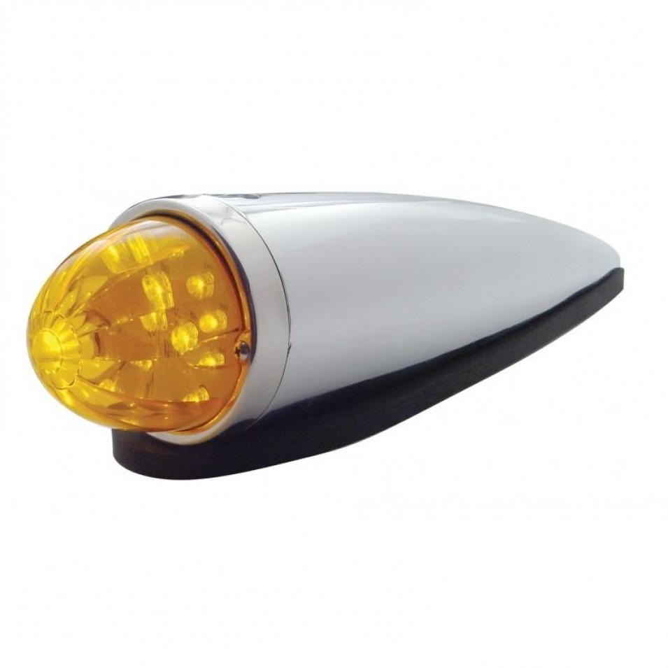 17 LED Dual Function Watermelon Cab Light Kit - Amber LED/Amber Lens