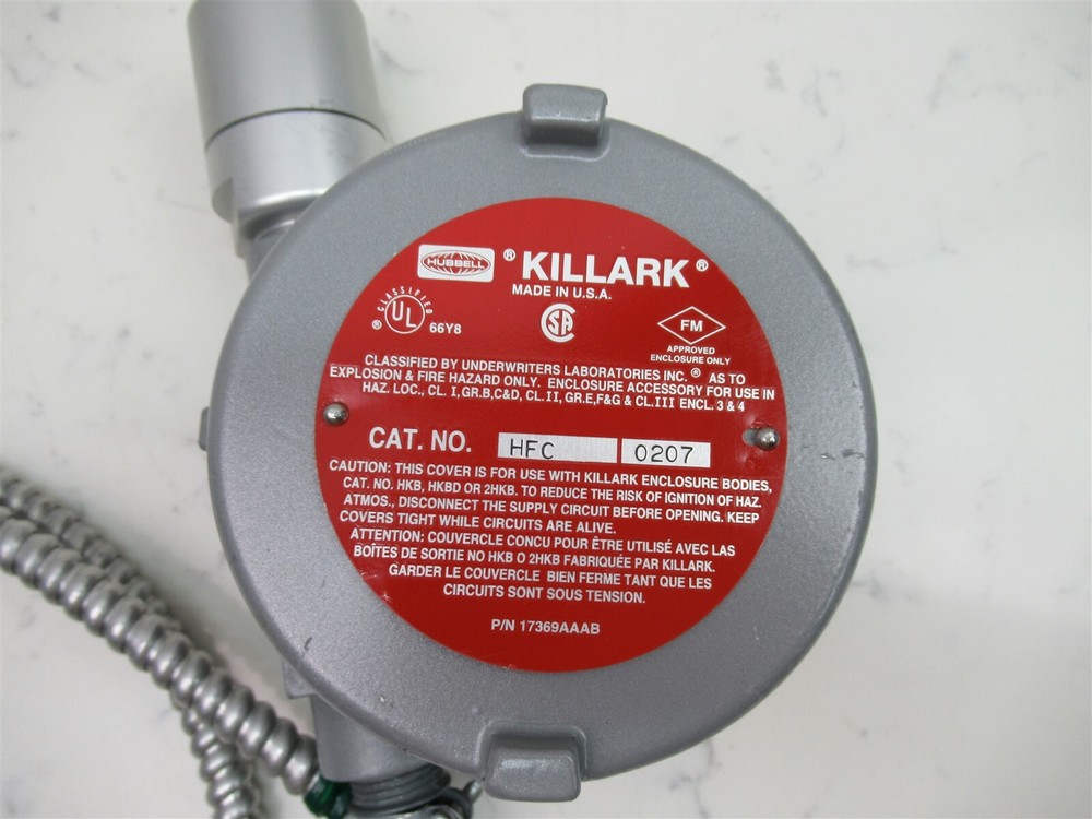 Hubbell Killark SPM25122 O2 Gas Sensor Detector HFC 0207 Diffusion Transmitter