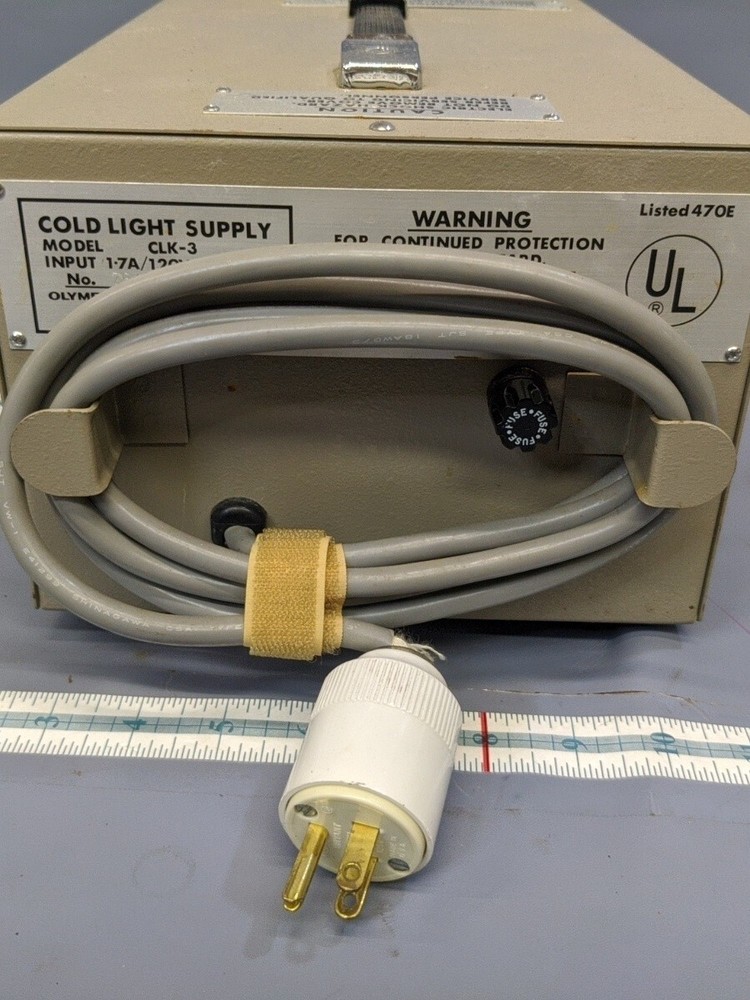 Olympus CLK-3 Cold Light Supply Endoscopy Light Source Untested