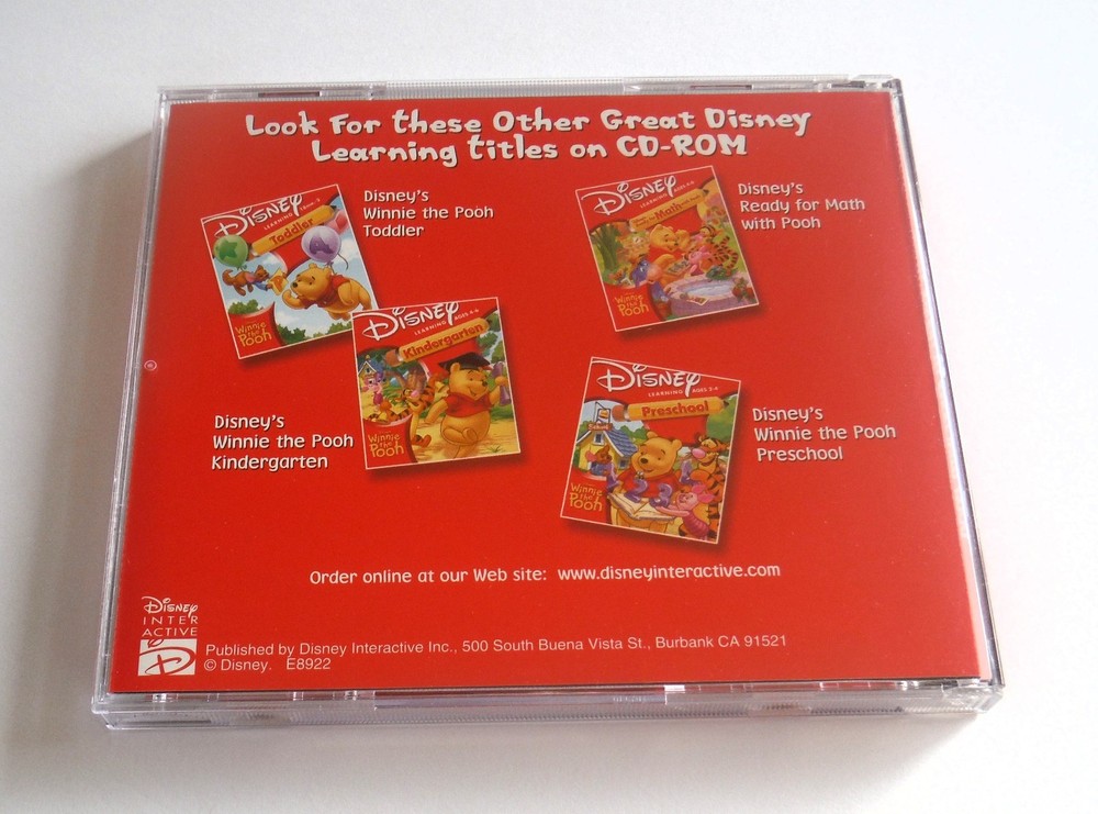 Disney Winnie The Pooh Computer Software