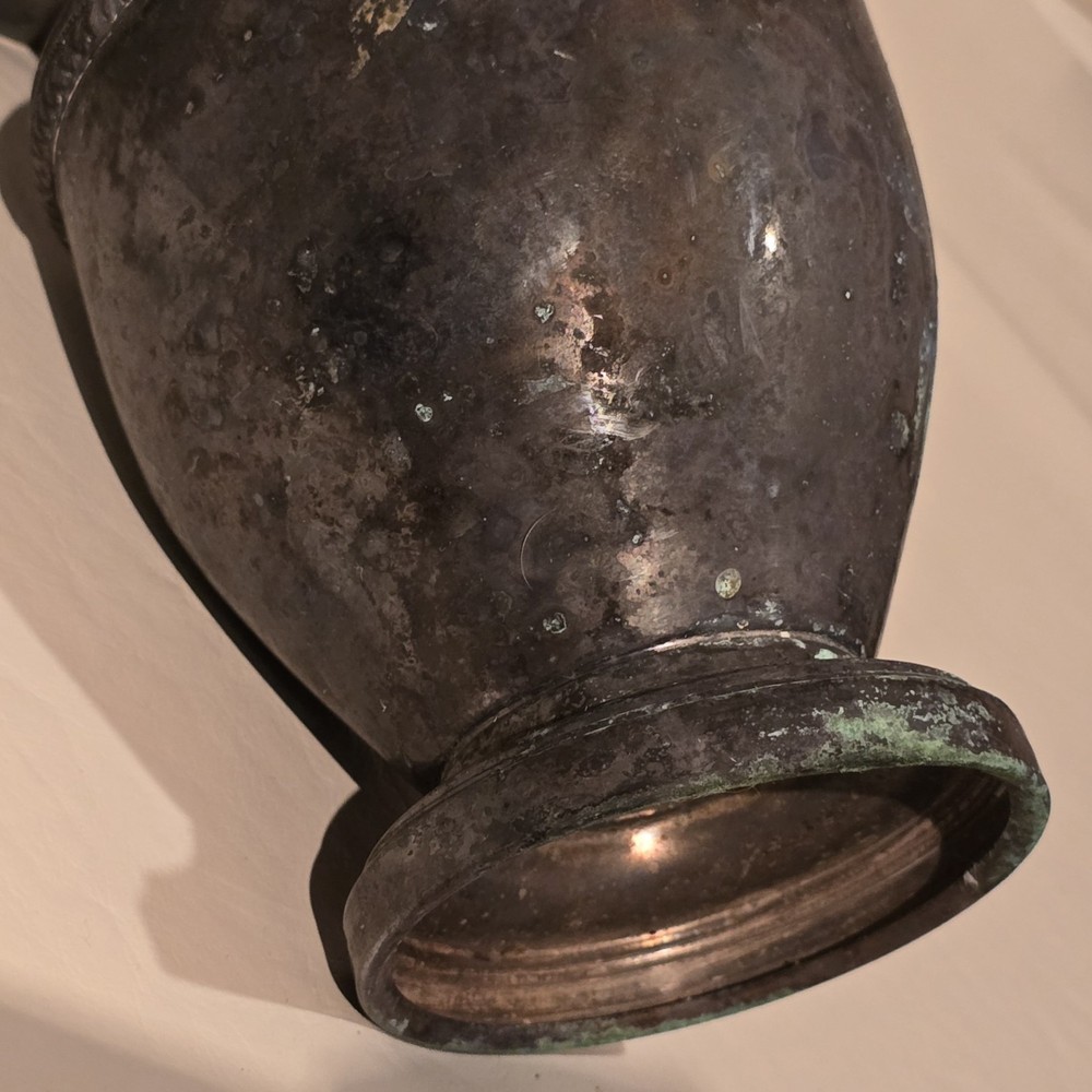 9" Elegant Birks Brand Rideau Plate Classic Design Silver Water Pitcher Jug