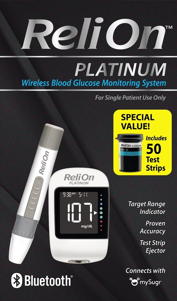 Platinum Blood Glucose Meter Kit