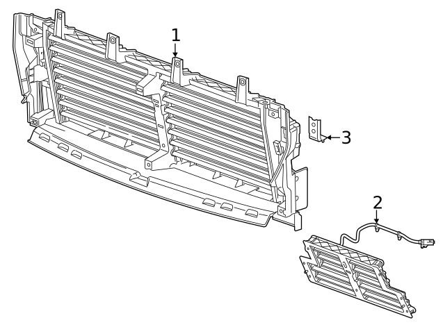 Genuine GM Shutter 85819961