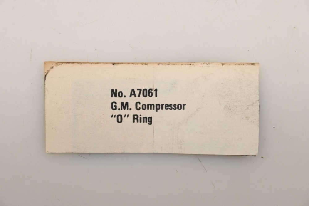 Everco A7061, 5887997 O-Ring NOS