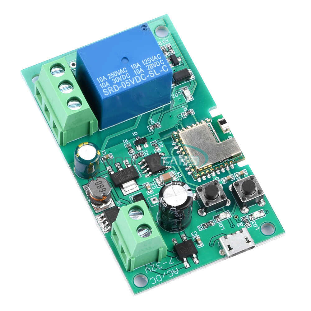 WiFi Wireless Smart Switch Home Relay Module Self-locking 5V-12V
