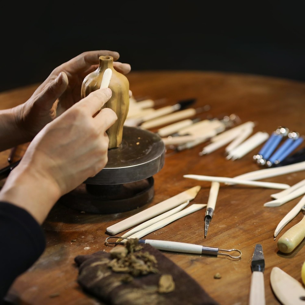 30PCS Clay Sculpting Tools with Wire Pottery Modeling Ceramics Polymer Tools ...