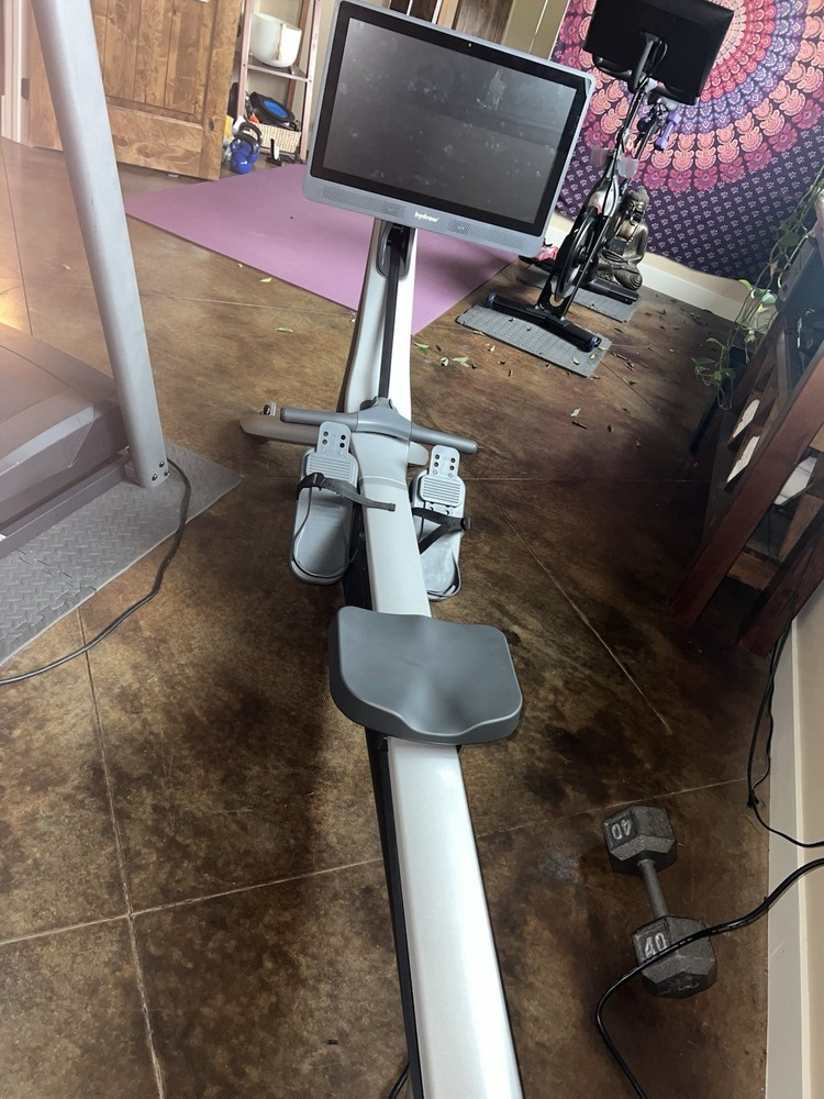Hydrow Pro Rowing Machine with touchscreen.