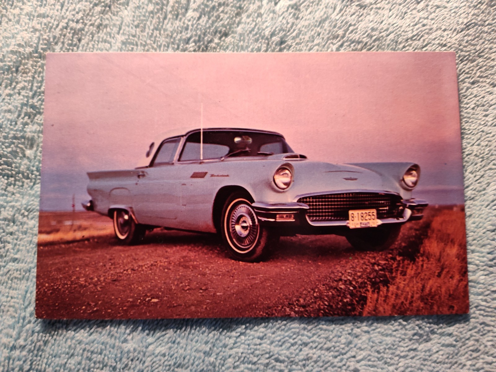 5 Ford Thunderbird 1957 New Post Cards--5 for 1 Price--
