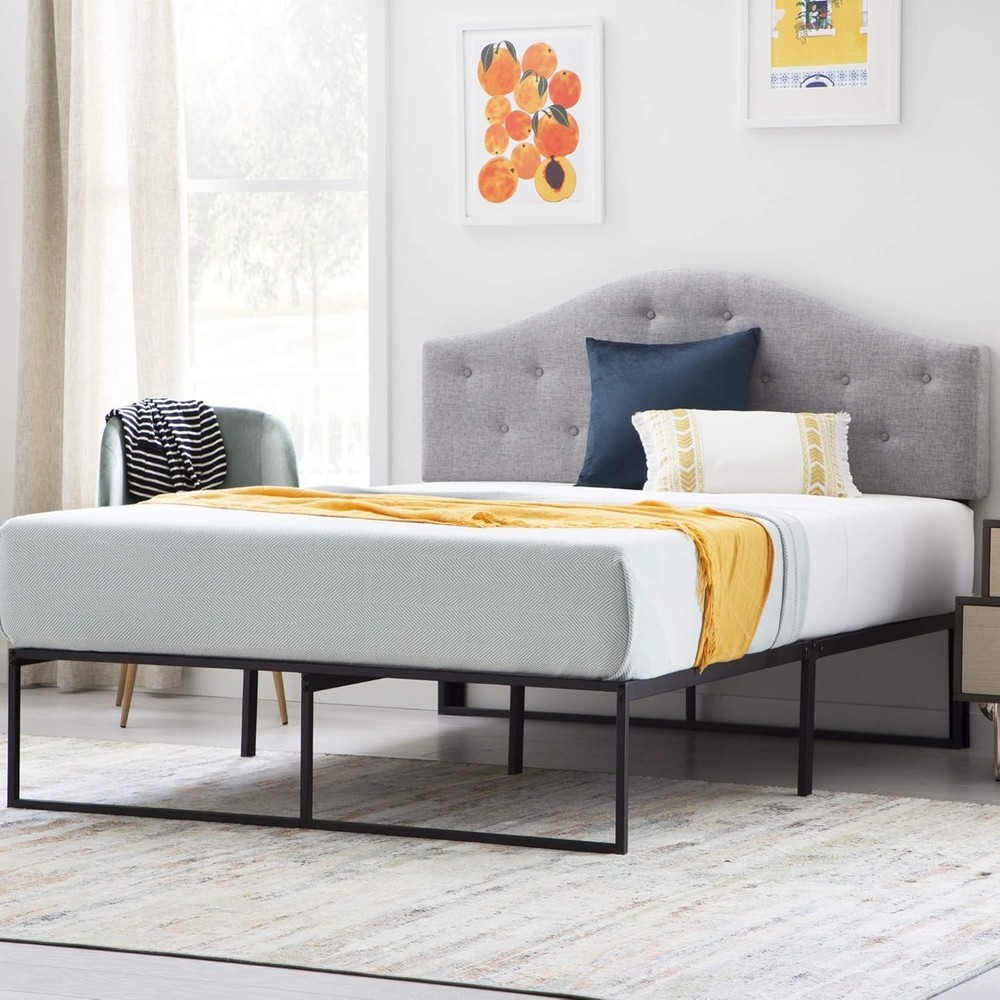 14-Inch Twin Metal Platform Bed Frame - Durable and Space-Saving Solution