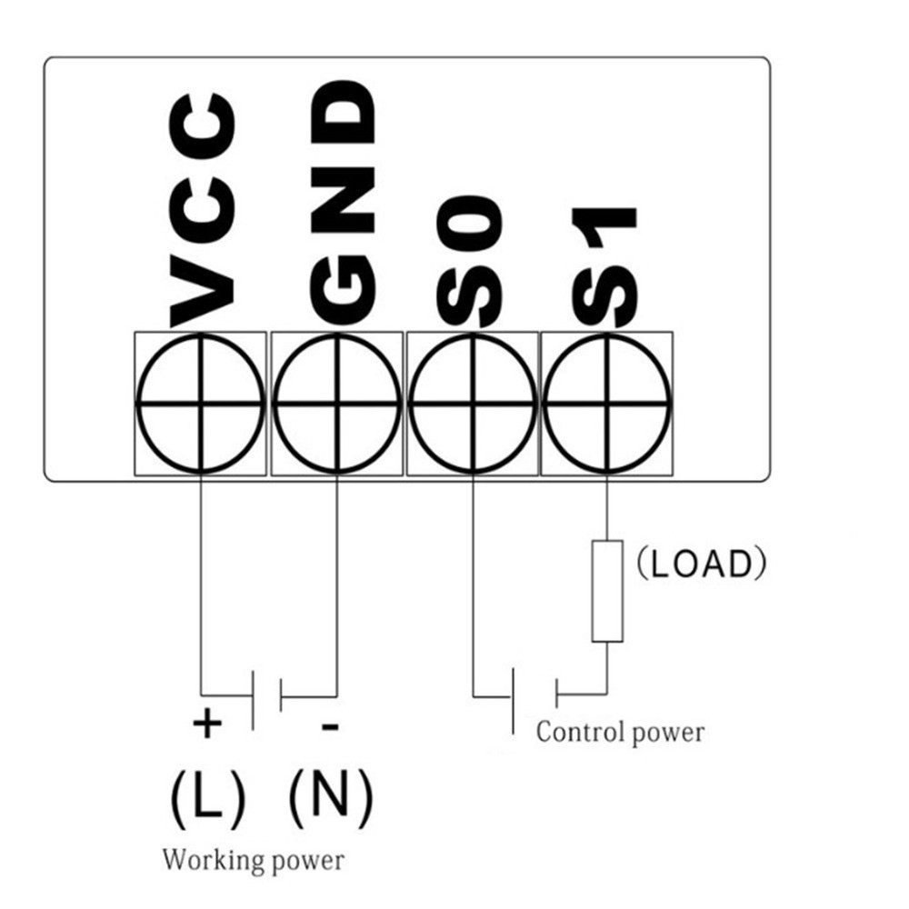 110220V Programmable Digital Time Relay Cycle Delay Module with LED Display