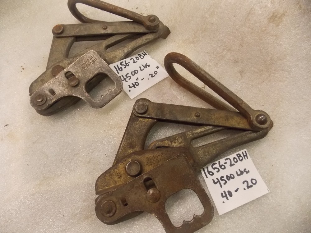 Klein Tools 1656-20B Grip Bare Wire Rope Cable .40"-..20"  Puller 4500lb Lineman