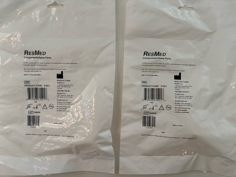 ResMed Swift FX Pillow Small (2 pack), CPAP