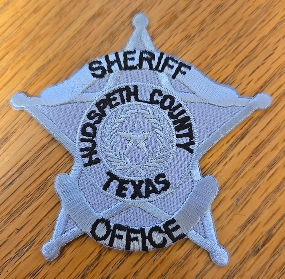 HUDSPETH COUNTY TEXAS small SHERIFF POLICE PATCH