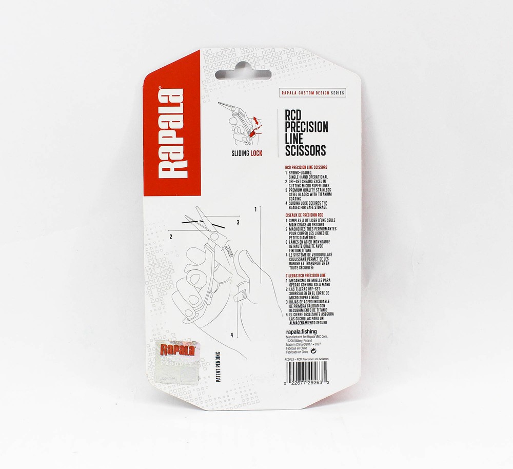 Rapala Original Accessories RCD Precision Line Scissors RCDPLS (2632)